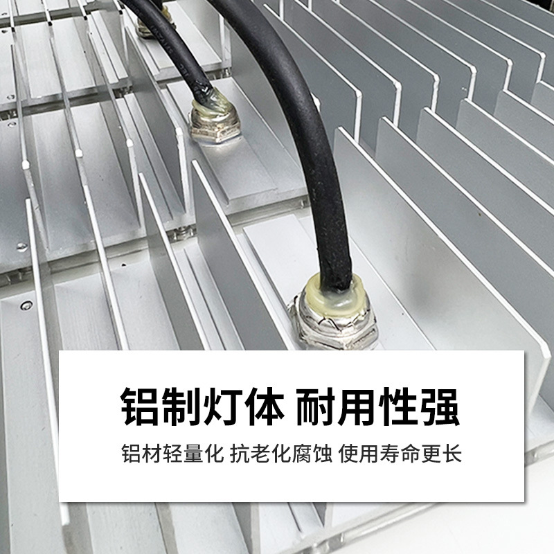 Factory wholesale of led ultra-bright high-power tunnel lights, outdoor waterproof stadium, construction site, park high-pole plum blossom lighting fixtures details Picture