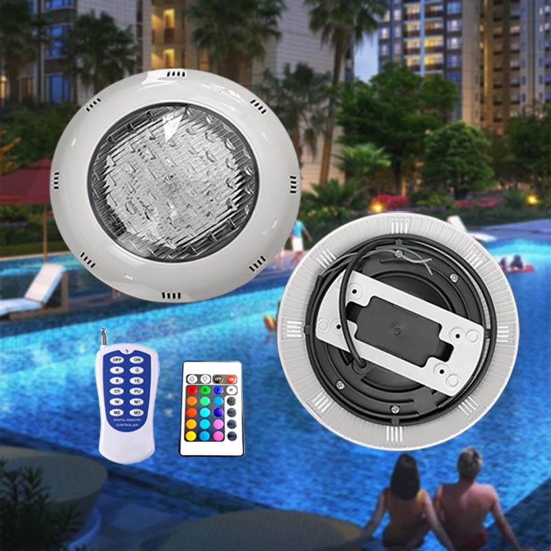 LED outdoor square, community, park, water feature special abs plastic full-color external control fountain light underwater light Application Scenario