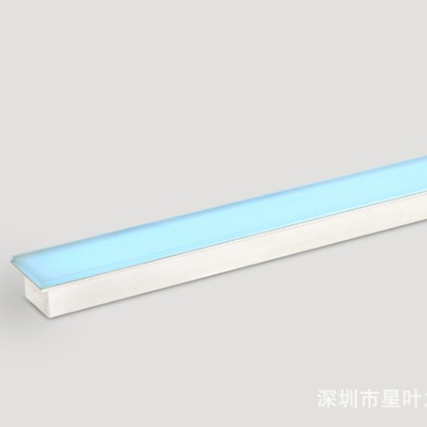 LED floor tile lights, arc-shaped lights, outdoor waterproof strip-shaped lines, embedded and buried, circular square and park buried lights Application Scenario