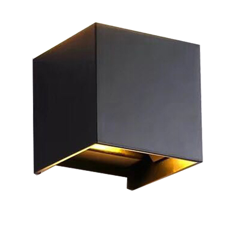 Cross-border modern and simple outdoor waterproof wall lights, villa exterior walls, courtyard double-head spotlights, corridor and bedside decorative lights Item Picture