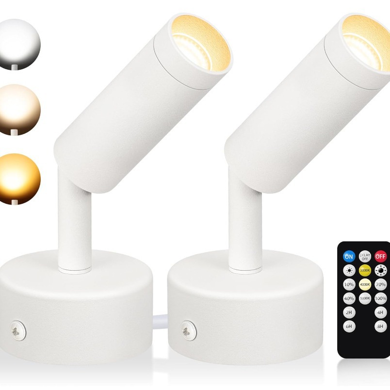 Remote control, 5w tree lamp, indoor wall lamp, US standard plug, 1.8-meter garden lamp, dimming, three-color foot-operated switch Application Scenario