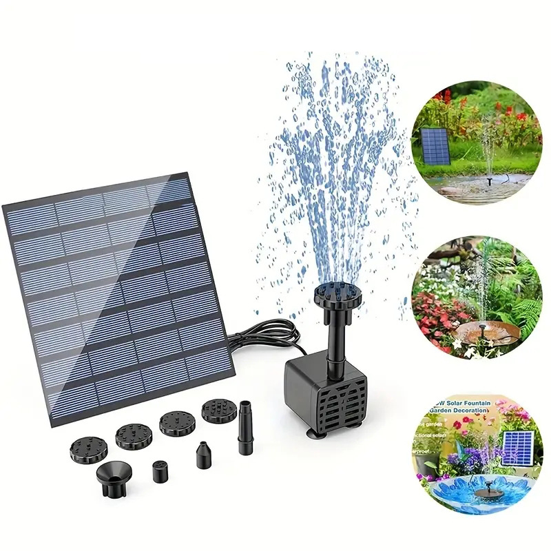 Solar energy storage automatic fountain, outdoor floating garden landscape, square luminous courtyard swimming pool, musical fountain light Application Scenario
