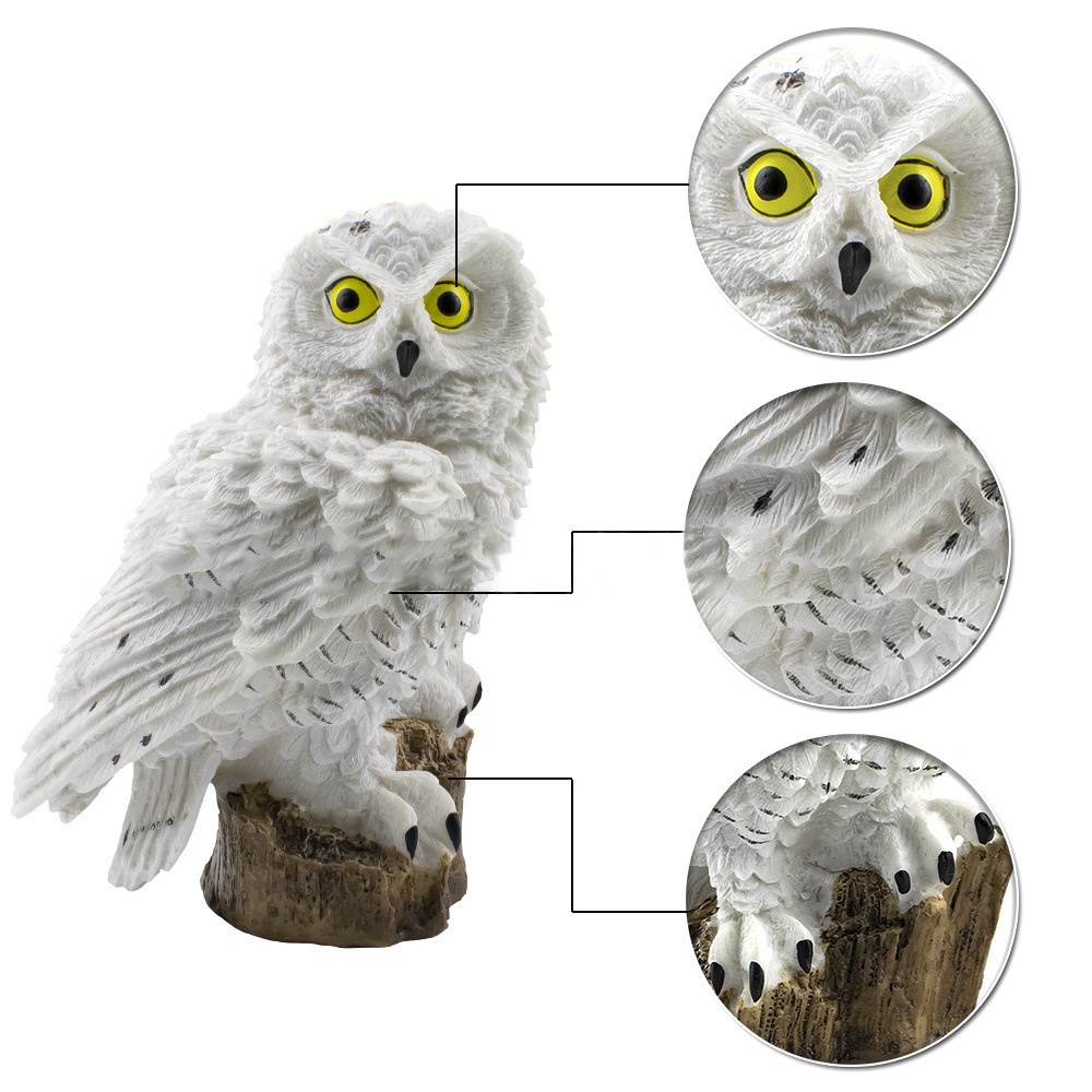 Cross-border solar owl lawn insert light, simulated animal landscape light, villa garden courtyard light, ambient light Item Picture