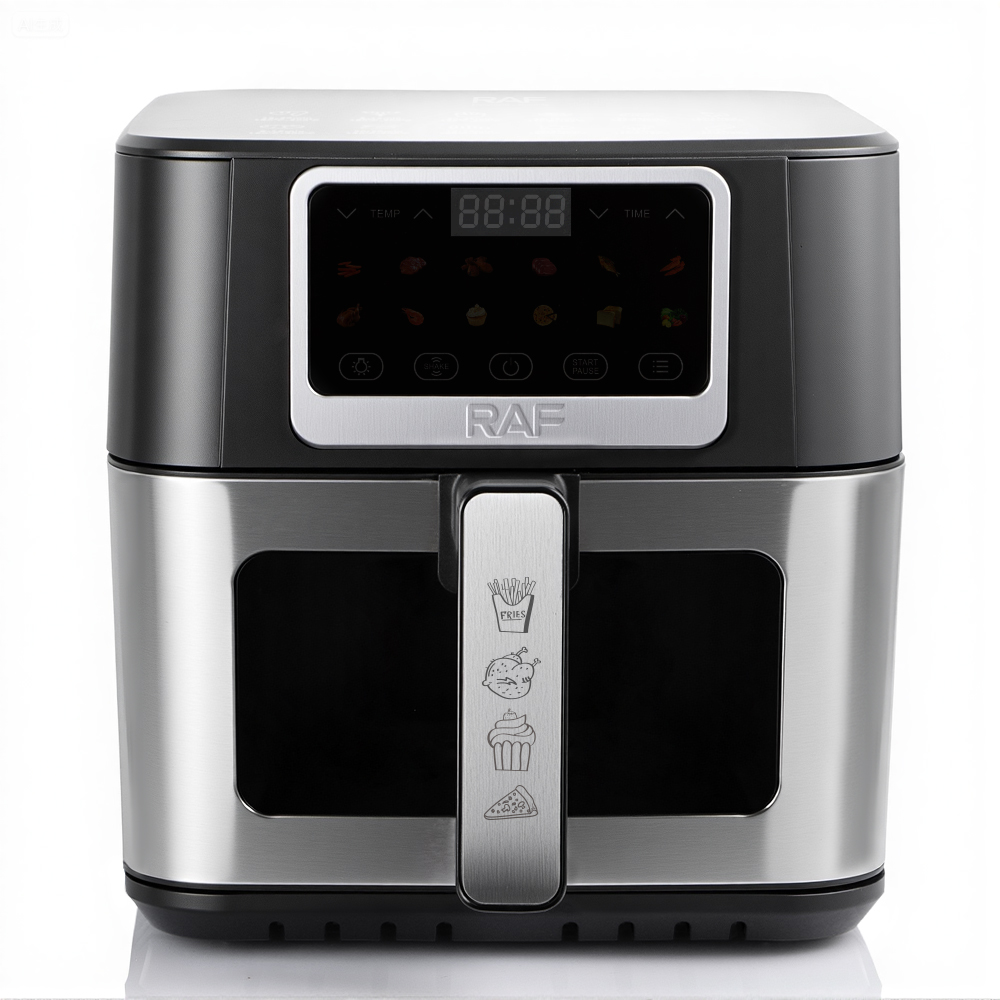 RAF European 8L air fryer, multi-functional smart touch screen, oil-free and smokeless, large capacity, preset menu Application Scenario