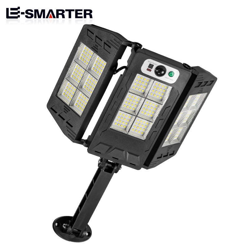 New cross-border solar street lamps, sensor courtyard wall lamps, smart remote-controlled outdoor fence lighting lamps and street stall lamps Specification drawing
