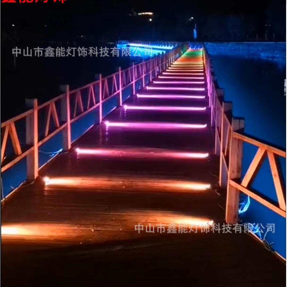 5g lightning protection sensor interactive running companion light 512 infrared sensor interactive walkway light, plank road light, staircase light, steps Application Scenario