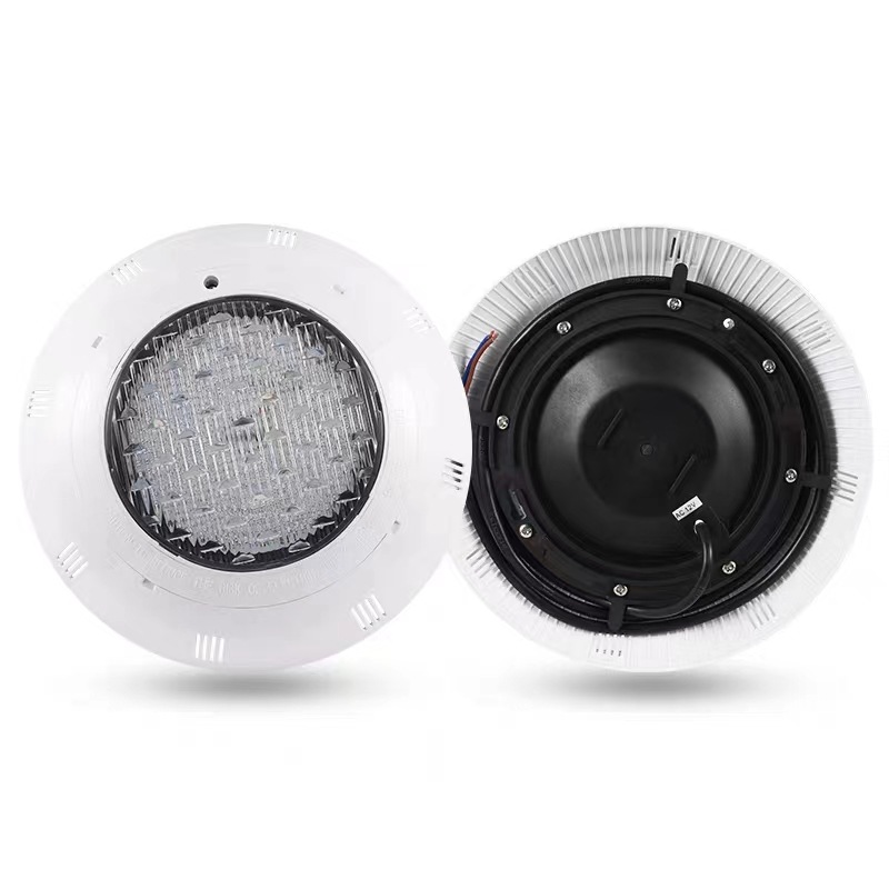 Cross-border led wall-mounted swimming pool light, Daaike outdoor waterproof 12V wall-mounted water pool IP68 seven-color remote control underwater light Item Picture