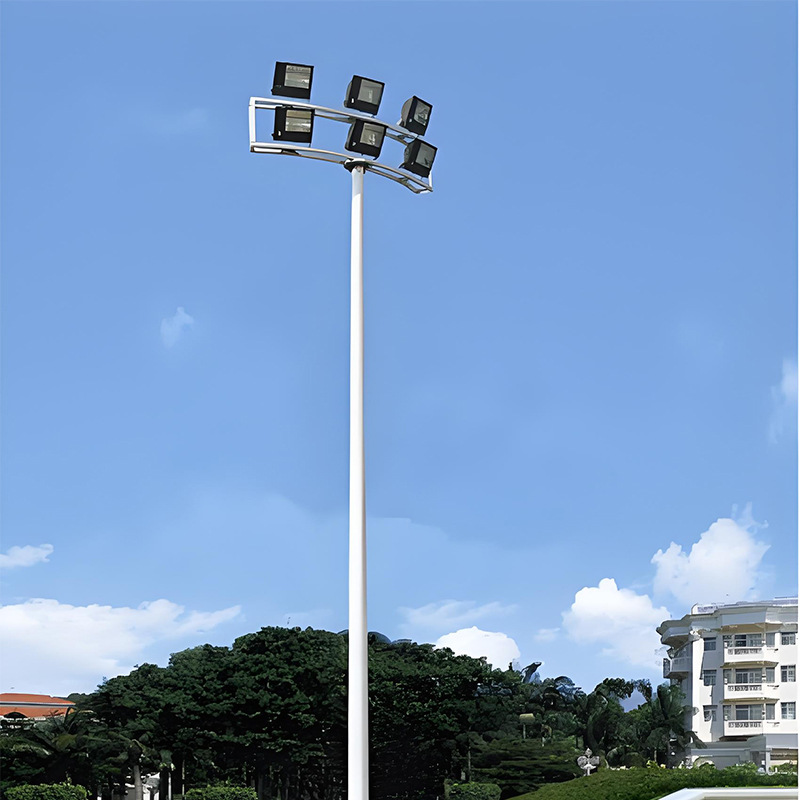 6-meter, 8-meter, 10-meter, 12-meter and 15-meter medium and high pole stadium lights, LED lighting fixtures, medium pole lights Specification drawing