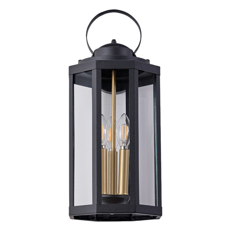 Outdoor wall lamps, waterproof, European retro balcony and courtyard lamps, American corridor and staircase, outdoor garden LED wall lamps Specification drawing