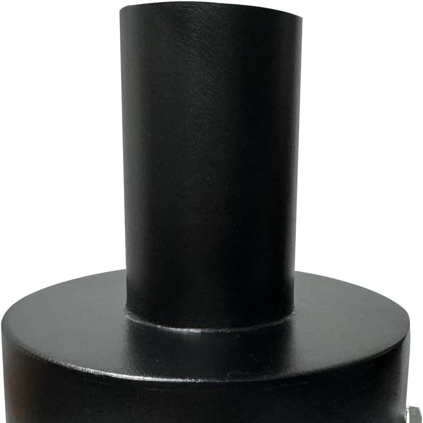 Aileyidi lighting accessories: Street lamp pole adapter, garden lamp connector socket, 89 pole to 60 socket Specification drawing