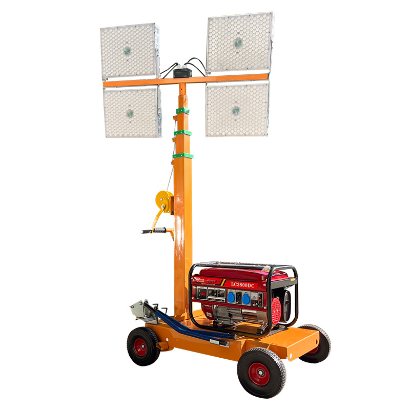 HMF955 Night engineering construction emergency outdoor lighting push-type mobile floodlight Item Picture
