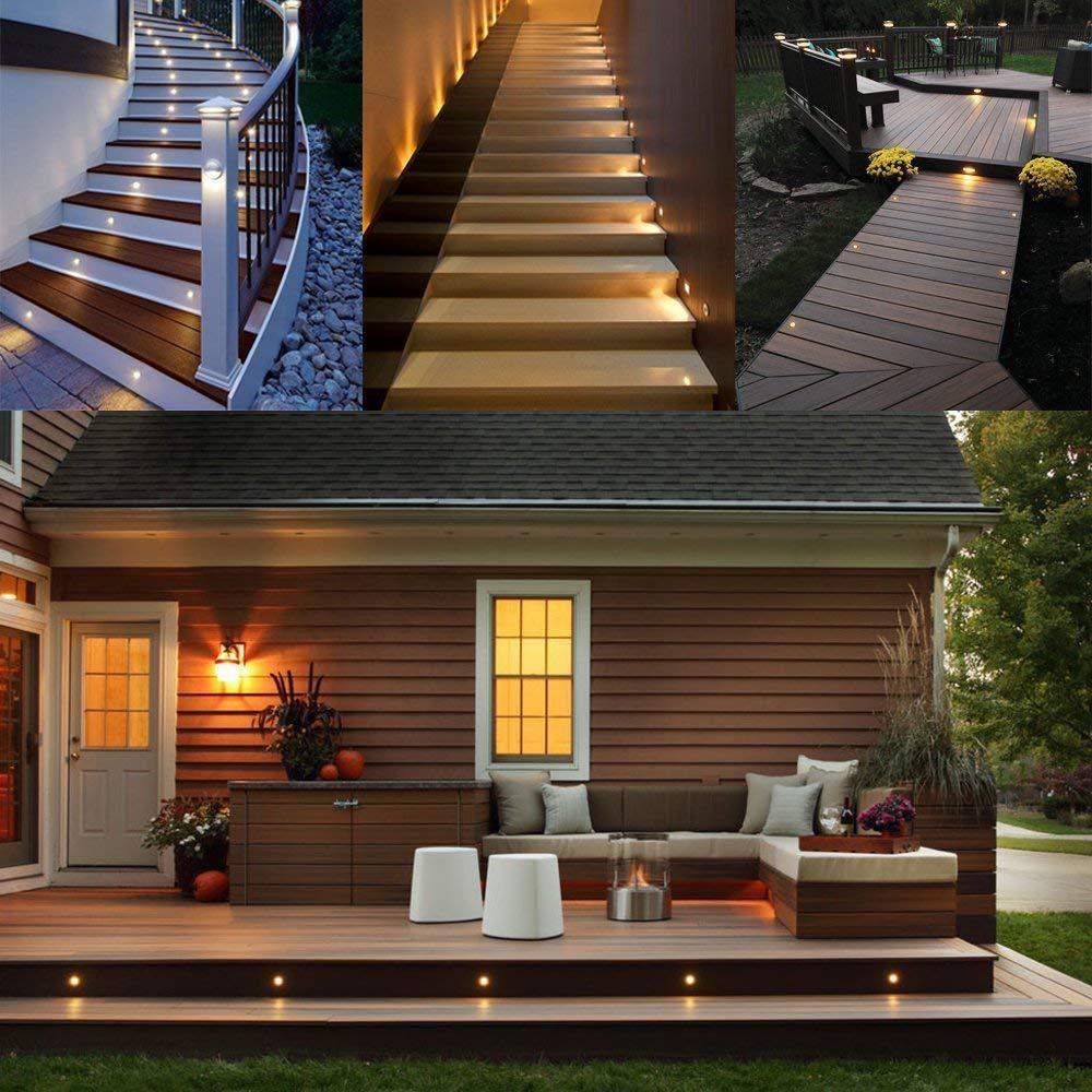 LED outdoor deck light, 12V terrace floor, kitchen light string, IP67 garden path indicator, courtyard light, ground light Specification drawing