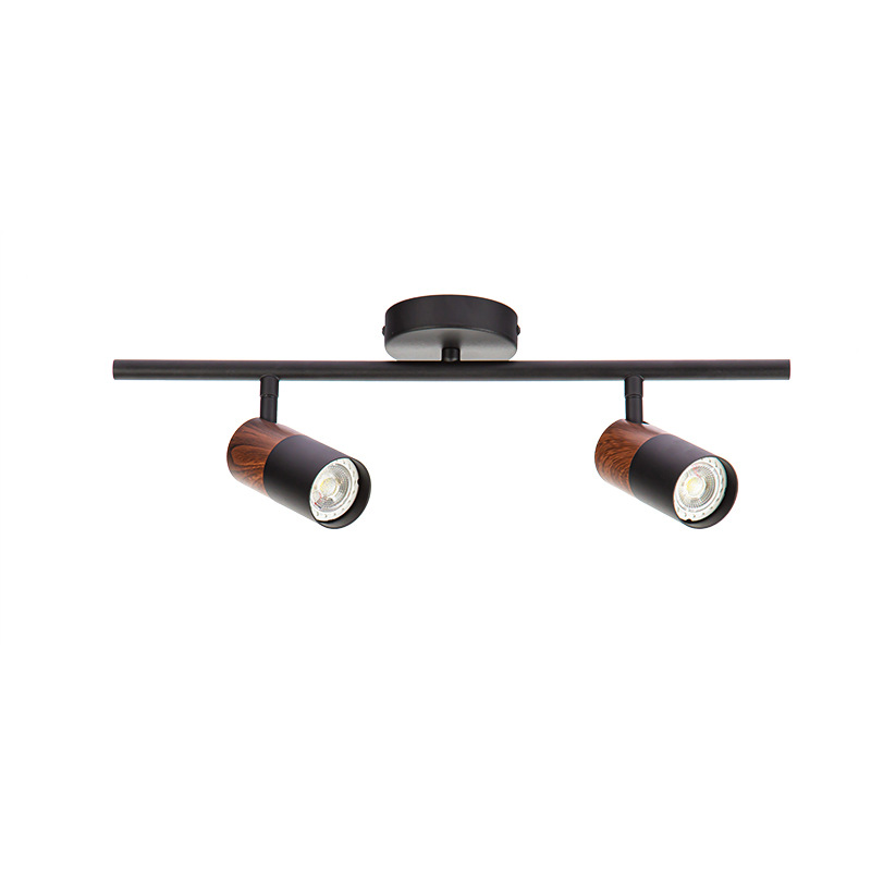 Nordic surface-mounted double-head spotlights, led ceiling lights, adjustable Angle, home living room TV background wall ceiling gu10 Application Scenario