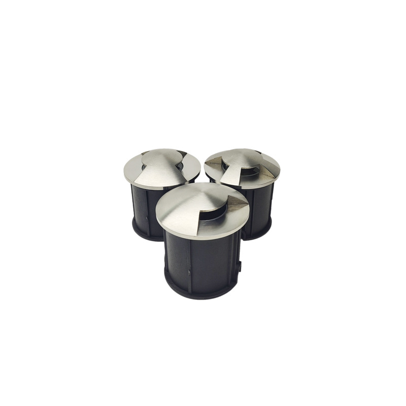 Stainless steel light-transmitting ground lamps, outdoor waterproof embedded side-emitting ground lamps, side-emitting walkway lamps, turtle-back lamps Item Picture