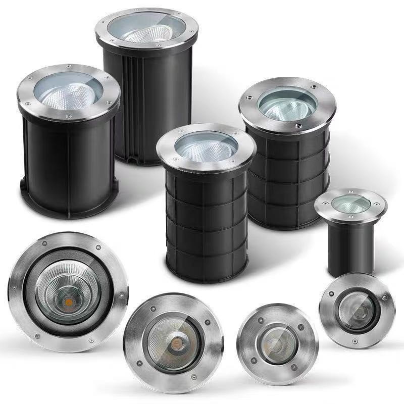 Adjustable Angle led outdoor waterproof lighting, courtyard lawn embedded cob landscape buried spotlights Application Scenario