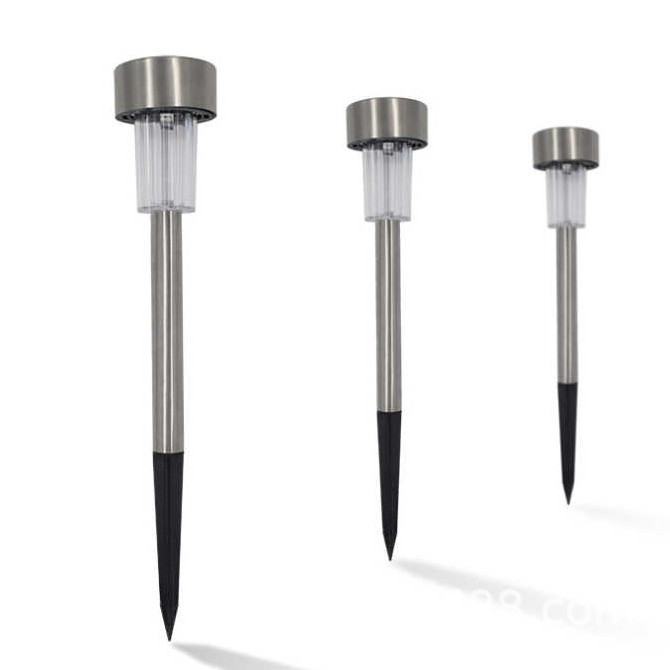 Factory direct supply of 5.5CM solar stainless steel led ornamental courtyard lawn insert lights Item Picture