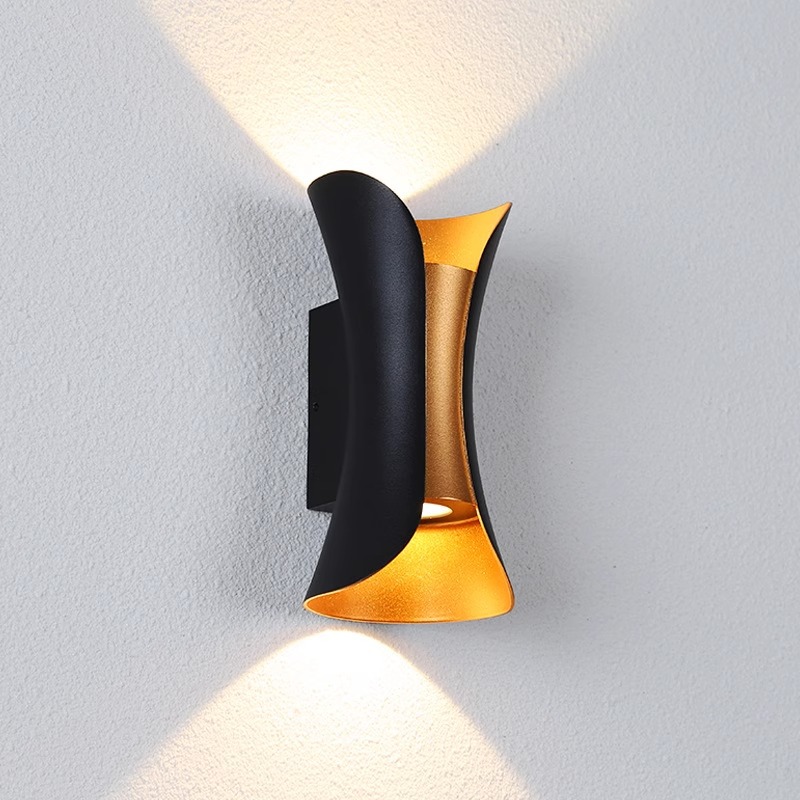 Outdoor wall lamps, Nordic creative living room background wall, modern and simple waist bedside, bedroom, hotel front door lamps Specification drawing