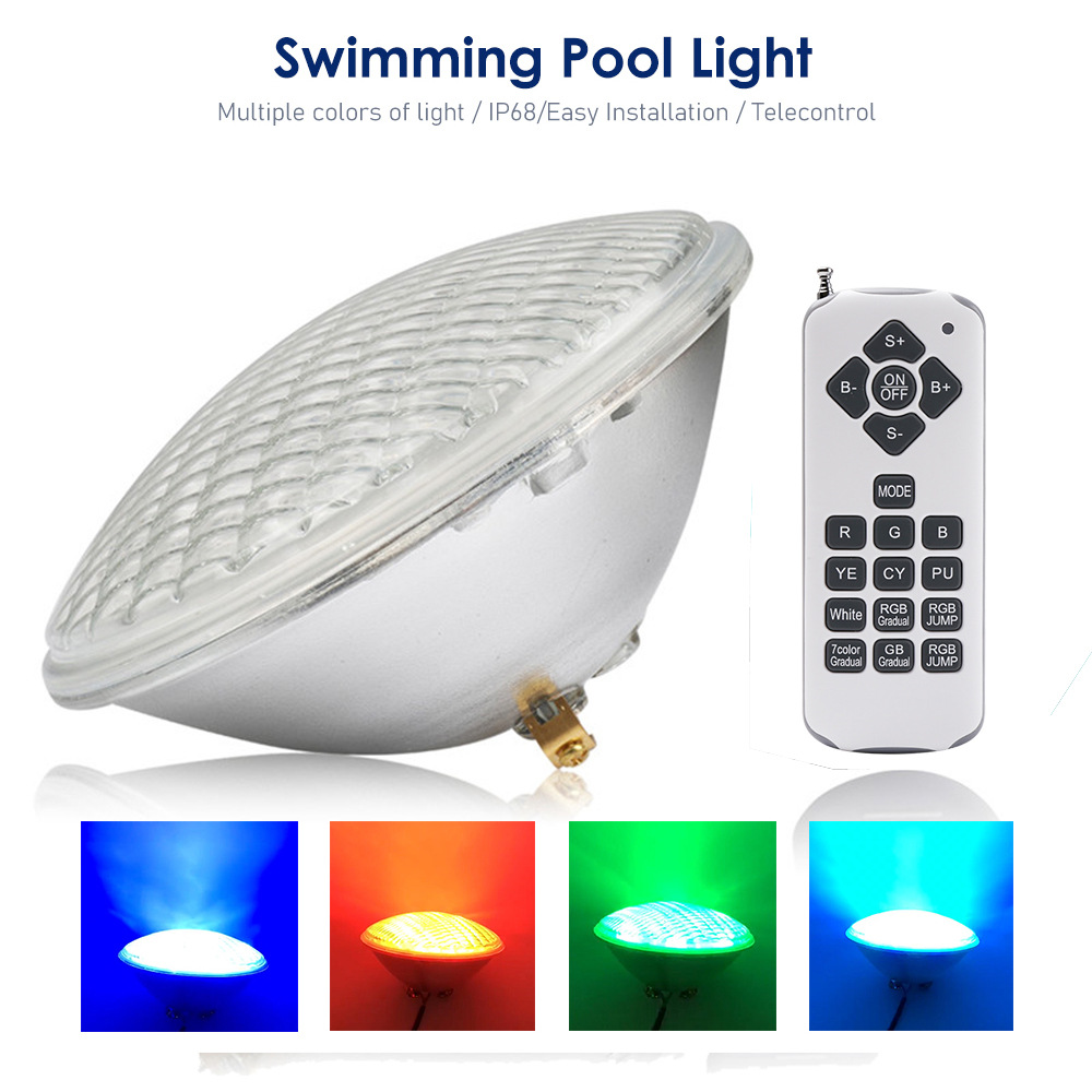Hot-selling Par56 swimming pool light 18w, 24w, 36w waterproof IP68 Tuya Wifi LED underwater light swimming Item Picture