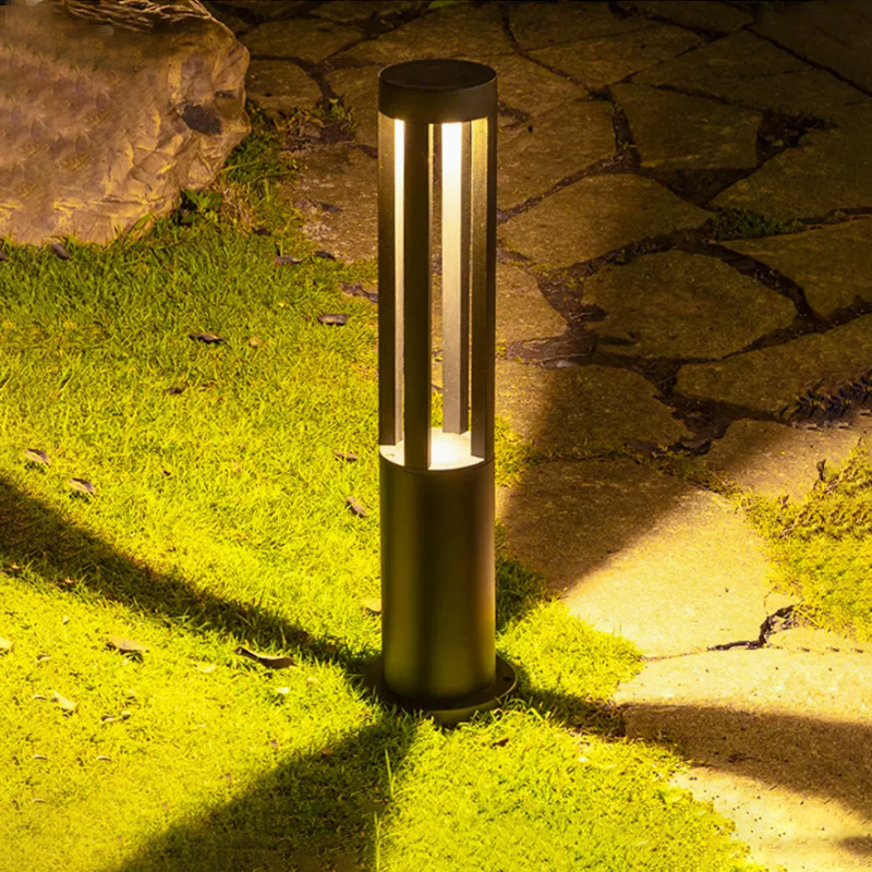 led lawn lights, outdoor waterproof, simple and modern garden, villa, courtyard, park, forest land insert lights, outdoor grassland lights Application Scenario