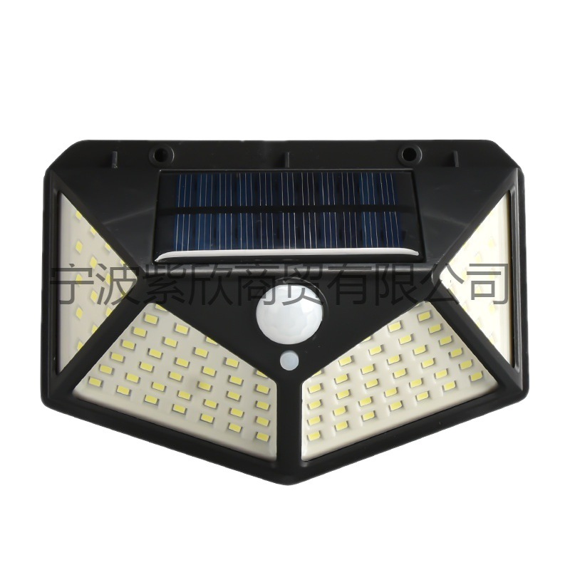 Solar-powered sensor wall lamps, outdoor garden lamps, waterproof intelligent light-controlled solar lighting fixtures Item Picture