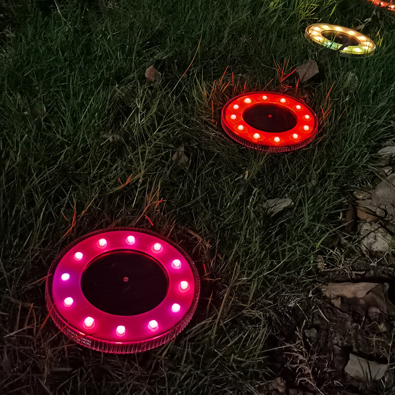 Sun Liang Electric's new solar ground lamp 12LED for courtyard garden and lawn decoration is in stock details Picture