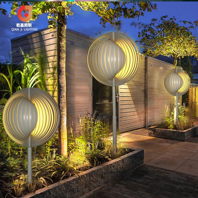 Non-standard outdoor small landscape lights, conch-shaped irregular garden villa lights, led lighting for grassland illumination full figure