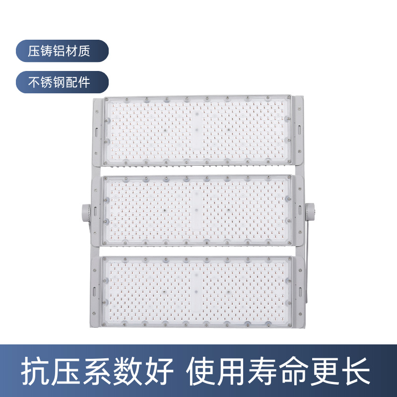 Led module floodlights, outdoor high-power high-pole lamps, sports field, square and road lighting floodlights details Picture