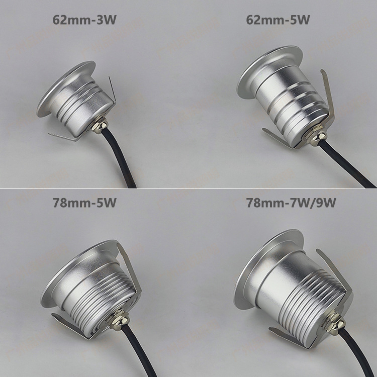 Waterproof COB ground light, honeycomb anti-glare, high color rendering index outdoor ground light, all-aluminum circular low-voltage ground wall-washing light Application Scenario