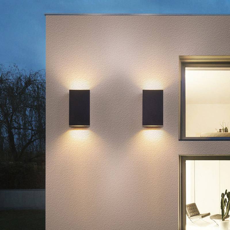 Outdoor waterproof wall lamps, exterior walls, villas, courtyards, indoor and outdoor balconies, modern and simple outdoor corridor led lights Item Picture