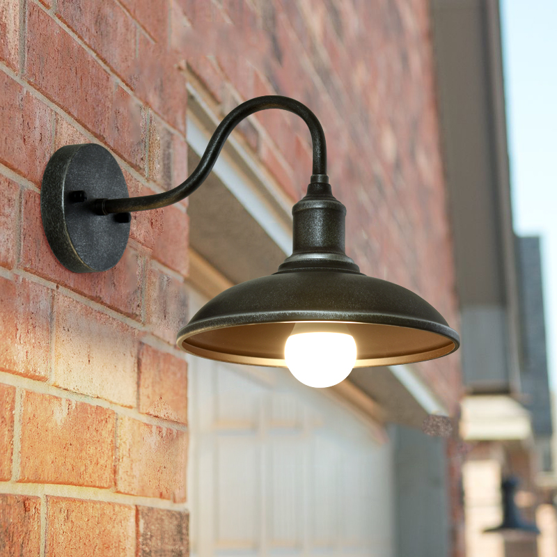American-style outdoor door waterproof wall lamps, retro balcony outdoor wall, corridor, villa sunroom lighting fixtures Specification drawing