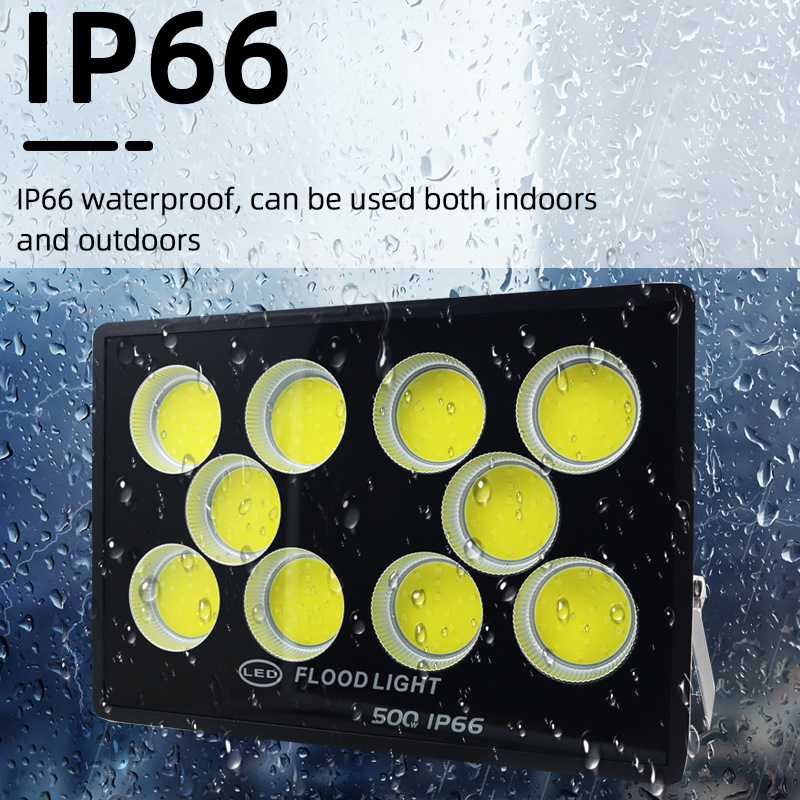 led floodlights, anti-glare, high-power, outdoor lighting for construction sites, outdoor spotlights, football field floodlights Application Scenario