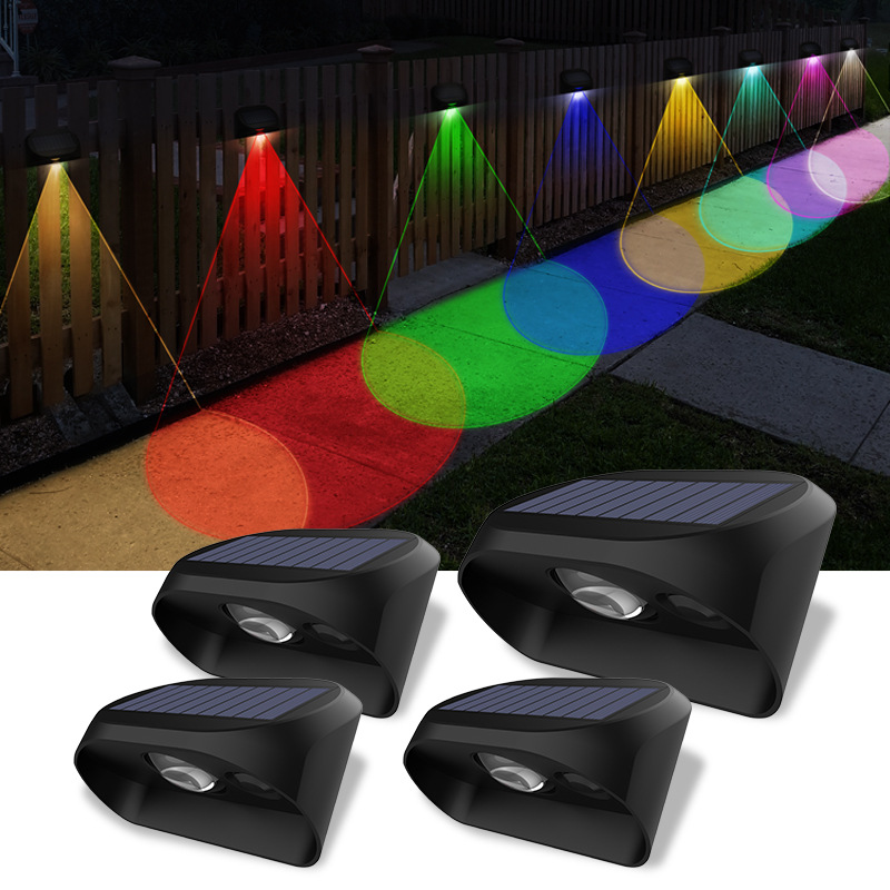 Cross-border supply solar outdoor garden lights, LED solar fence lights, garden and courtyard decorative fence lights full figure