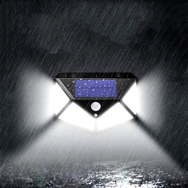 led solar wall lamps, outdoor waterproof garden lamps, garden human-sensing wall lamps, household outdoor light-controlled street lamps Application Scenario