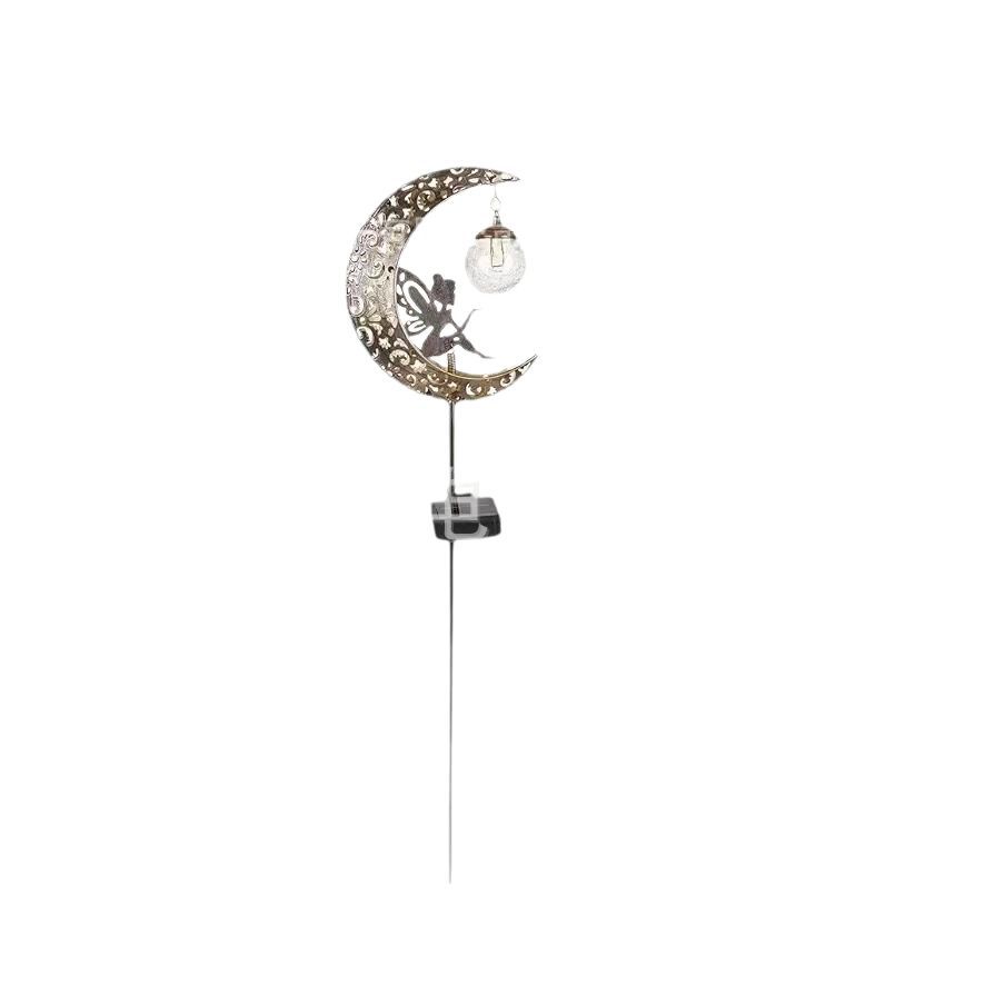 In-stock Amazon best-selling new Moon Fairy ground Flower arrangement, Fairy ground garden arrangement, projection light, lawn light Item Picture