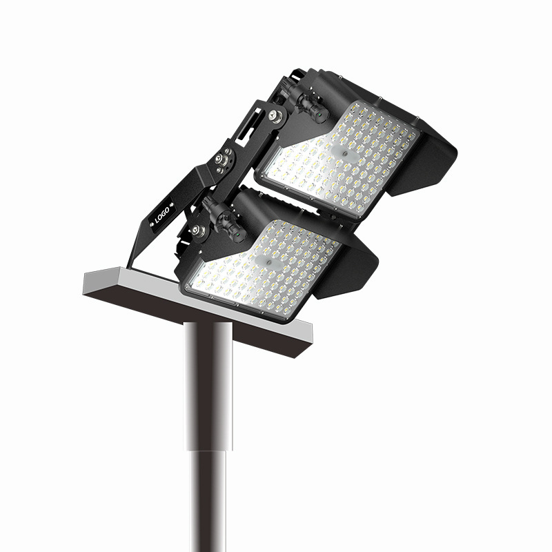 LED floodlights, outdoor advertising spotlights, high-pole searchlights, tower crane squares, ultra-bright stadium lighting, 1000w floodlights Specification drawing
