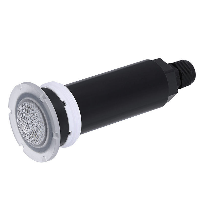 1.5-inch tube return water outlet swimming pool underwater light, RGB seven-color color-changing threaded interface underwater light for foreign trade cross-border factory Item Picture