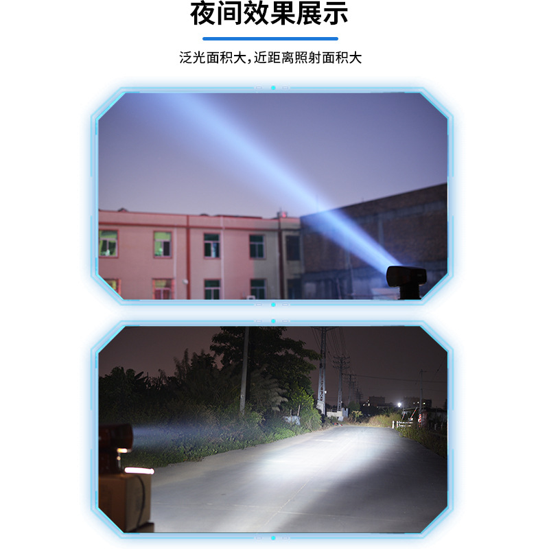 12V remote-controlled rotating yacht light, 24V Marine xenon searchlight, charging ultra-bright waterproof speedboat lure fishing light details Picture