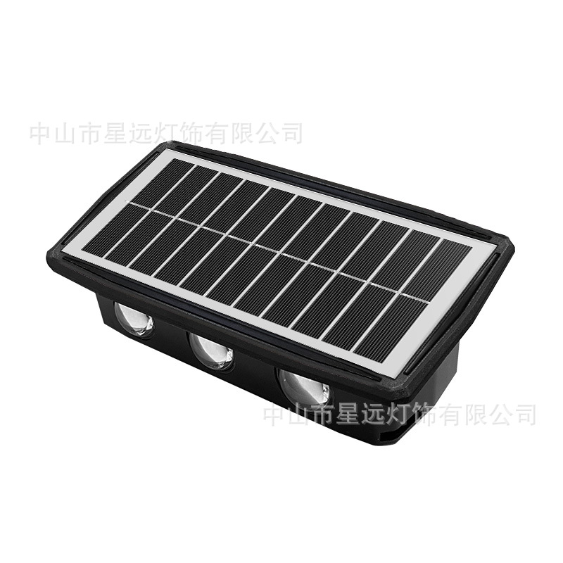 Solar wall-washing lights, outdoor waterproof courtyard villa lighting, led home garden balcony ambient lighting, wall lamps Item Picture