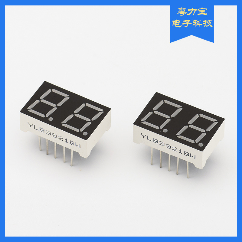 39-inch 2-digit digital tube led digital display module 0 red digital tube common anode and cathode manufacturer wholesale full figure