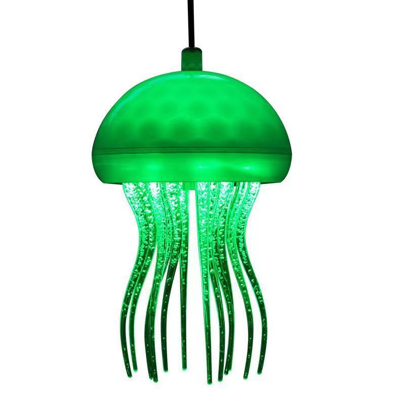 LED jellyfish light night market decorative atmosphere light Outdoor street seven-color color-changing creative shape jellyfish light wholesale Item Picture