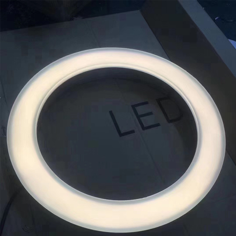 LED floor tile lights, circular floor tile lights, outdoor waterproof embedded ground landscape lighting lights, walkway iridescent lights Specification drawing