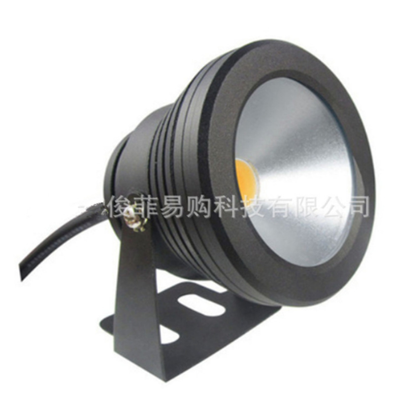 12vled waterproof spotlights, 10W ultra-bright color RGB color-changing spotlight, KTV atmosphere, outdoor landscape lights, fountain lights Item Picture