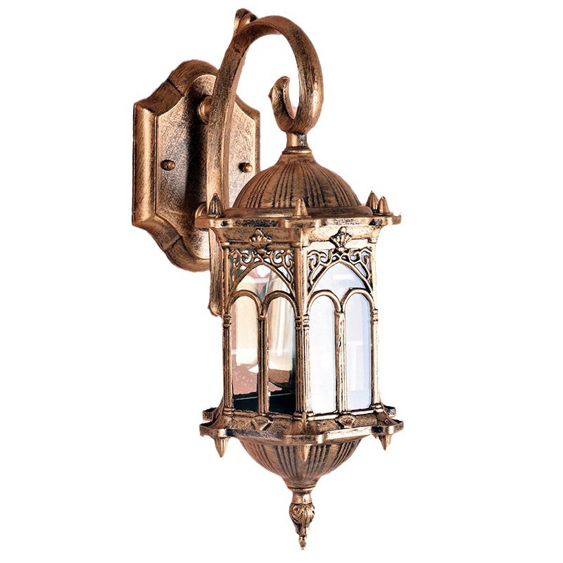 European-style outdoor wall lamps, waterproof garden lighting fixtures, creative American retro outdoor balcony, exterior wall, corridor, staircase Item Picture