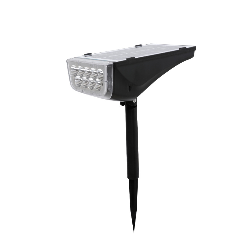Solar lawn lights, LED outdoor yard, park, landscape, villa, square, ground plug-in lights, wall-mounted and ground plug-in dual-purpose lights Item Picture