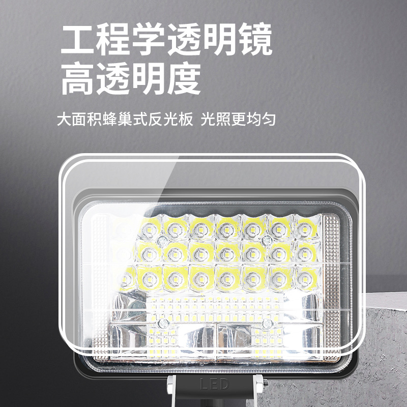 Outdoor high-intensity long-range searchlight portable camping, stall setting, fishing, construction site floodlight 50wLED floodlight super bright Application Scenario