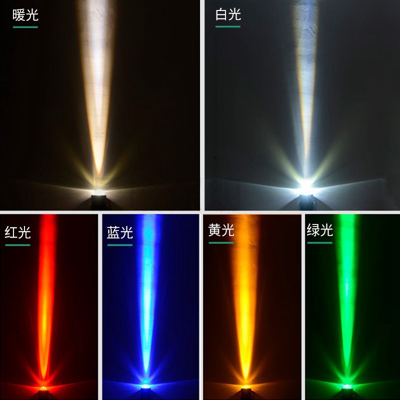A beam of spotlight led outdoor waterproof long-range projection light, ultra-bright floodlight, engineering spotlight wall-washing light details Picture