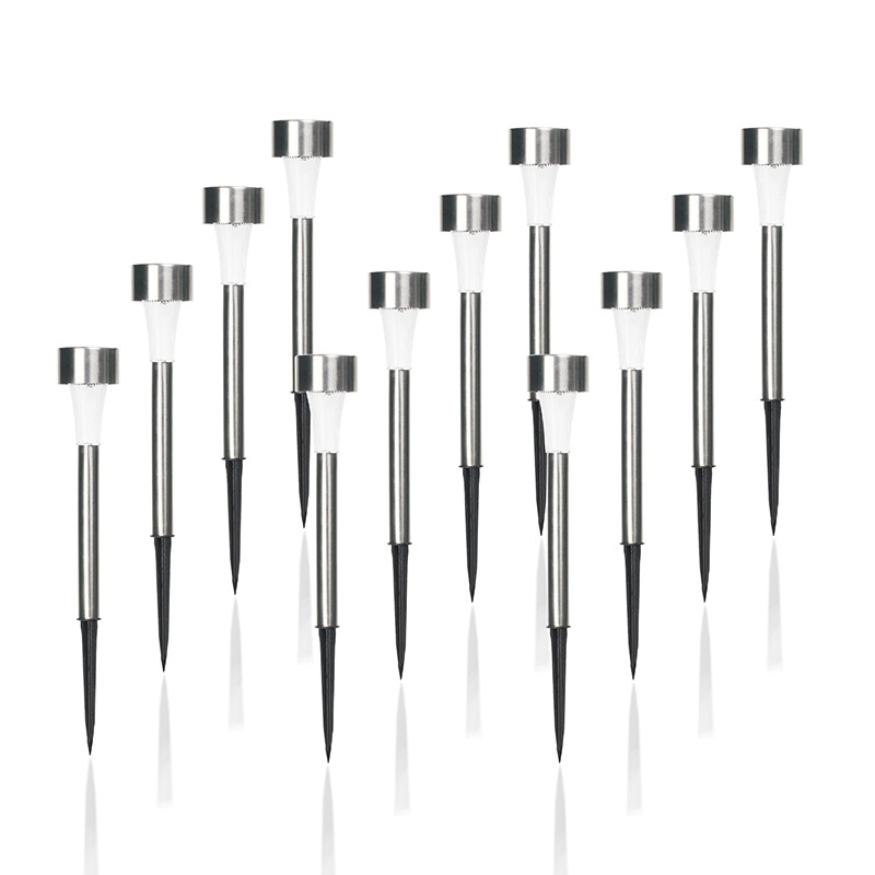 Outdoor lawn lights, waterproof lighting, LED solar garden lights, garden park, villa ground glass lawn lights Specification drawing