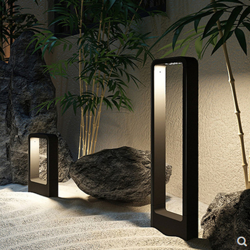 led outdoor lawn light, grass ground light, park community courtyard light, simple villa project, arch ground insert light shell details Picture