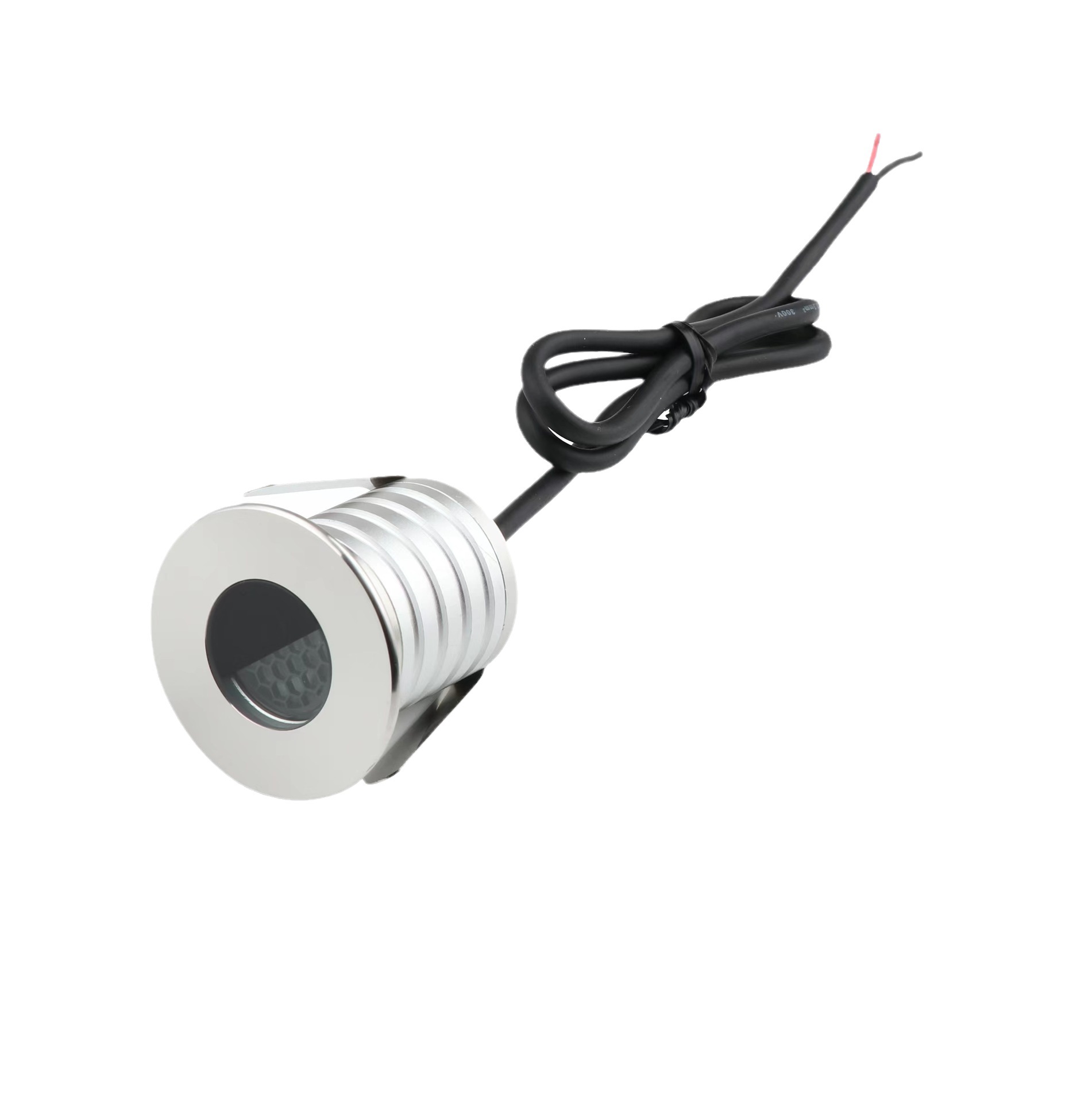Stainless steel semi-shading honeycomb ground lights, outdoor waterproof garden step lights, anti-glare corridor, passage and walkway lights Item Picture