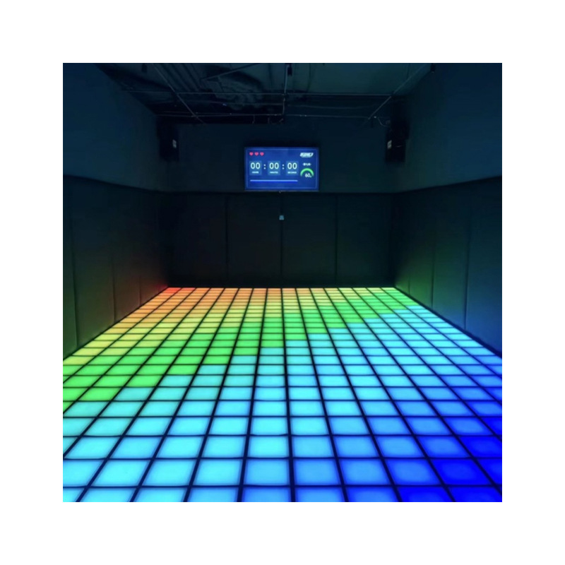 LED interactive game floor tiles, dynamic grid, square battle game, shopping mall amusement room, sports game room Item Picture